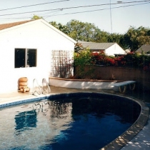 Hollyglen, CA Pool & Backyard - After